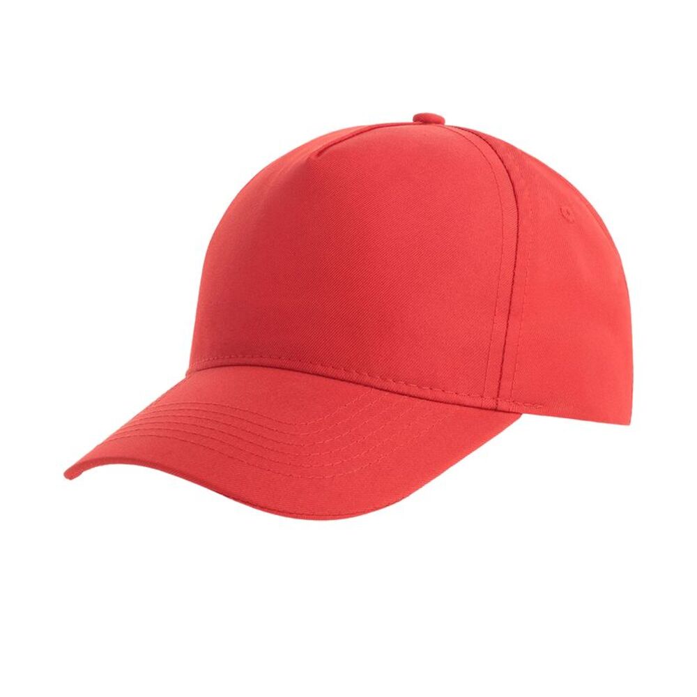 Atlantis Recy Five Recycled Polyester Baseball Cap / Red